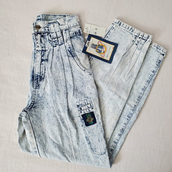 Nostalgic Baby Vintage Other - Deadstock Lee Acid High Waist Jeans kids 12 SLIM